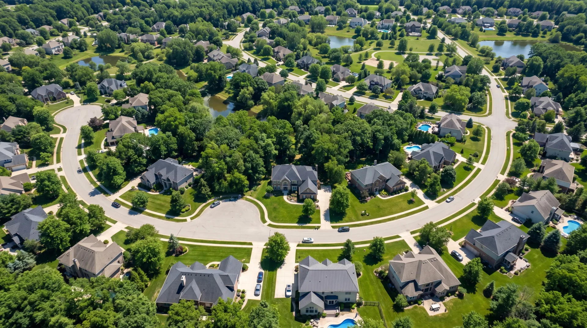 Aerial view of the Sparta area
