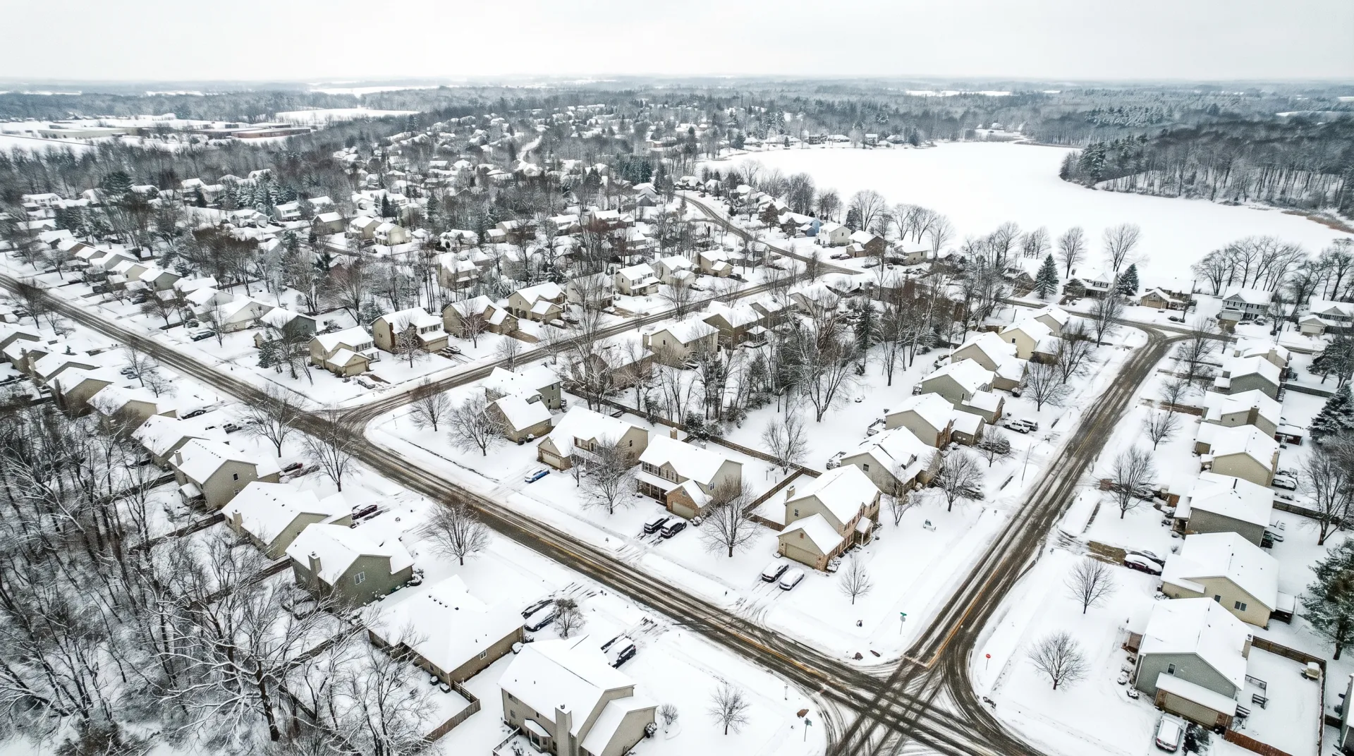 Aerial view of the Caledonia area