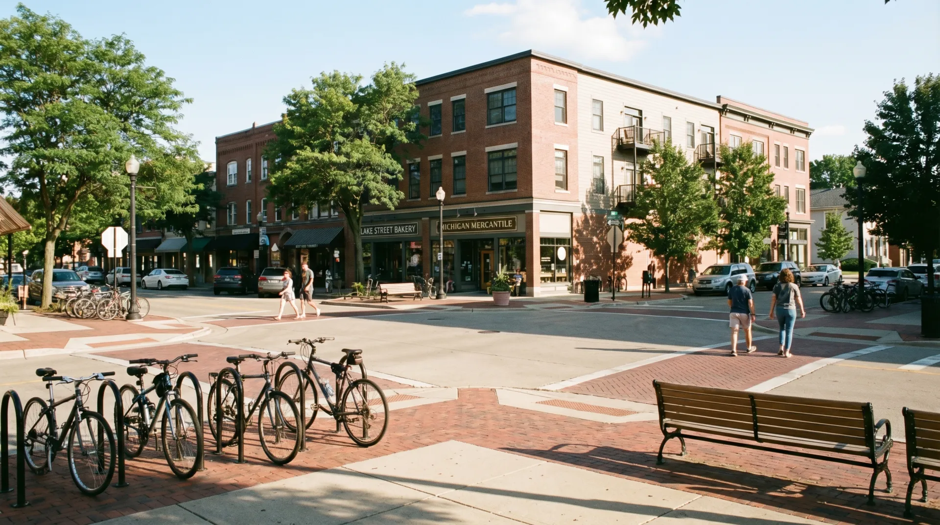 Walkable streets in Cedar Springs area